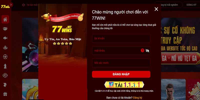 Bạn gặp khó khăn khi đăng nhập 77Win